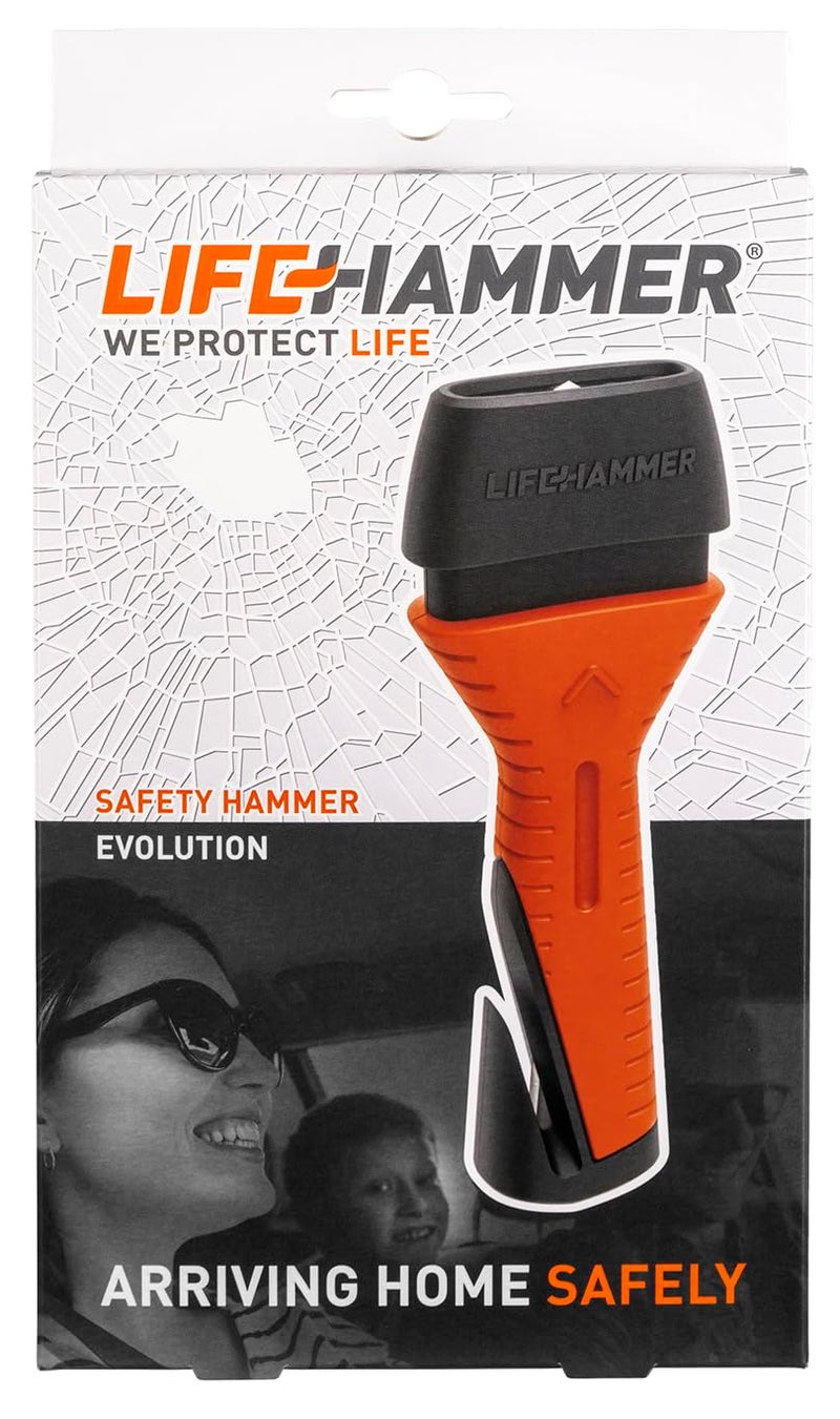 Lifehammer Safety Hammer Evolution - Automatic Emergency Escape and Rescue Hammer with Seatbelt Cutter - 2 Pack - Image 3